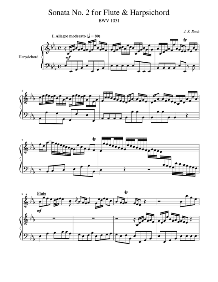 Sonatas for Flute & Harpsichord: Khi Bach Đặt Hơi Thở Vào Trung Tâm Cấu Trúc