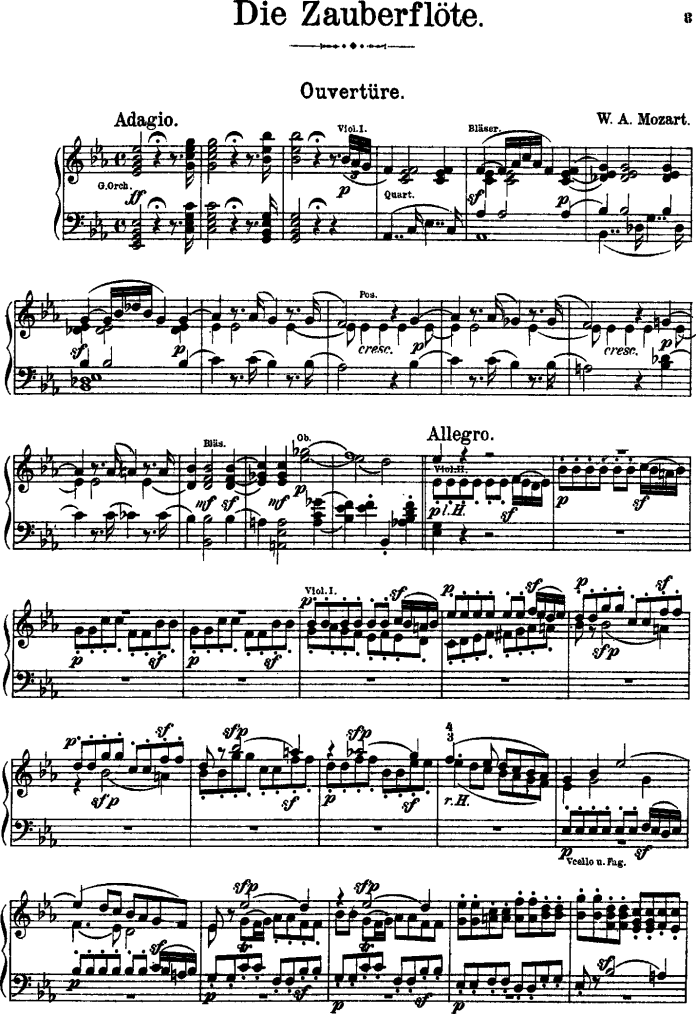 Opera Die Zauberflöte, K.620 Của Mozart