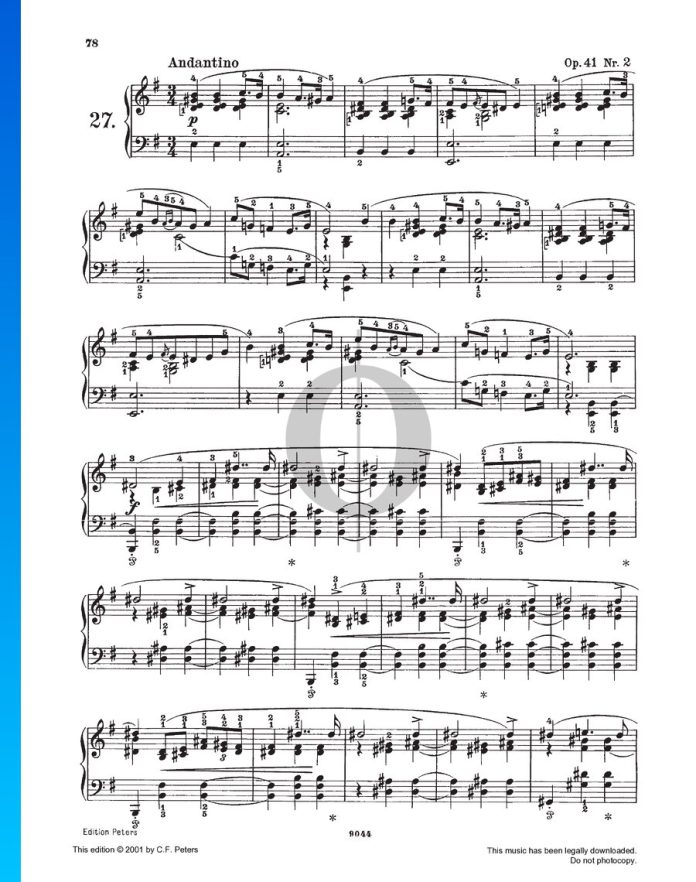 Mazurka Op.41 No.2 Của Chopin
