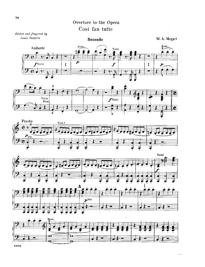 Opera Così fan tutte, K.588 Của Mozart