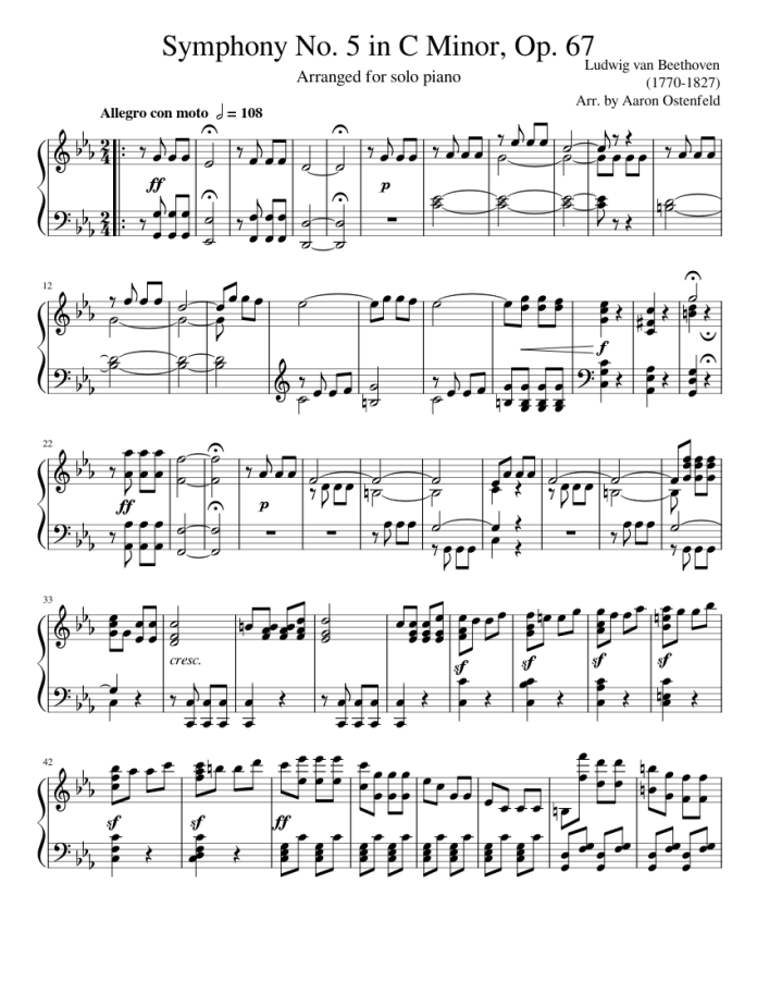 Symphony No. 5 Op. 67 Của Beethoven